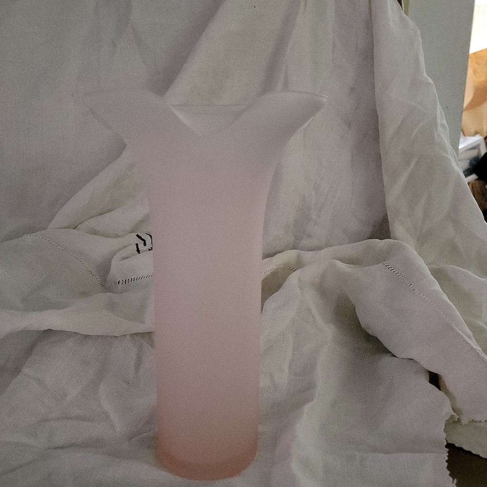 Ombre Pink Satin Vase